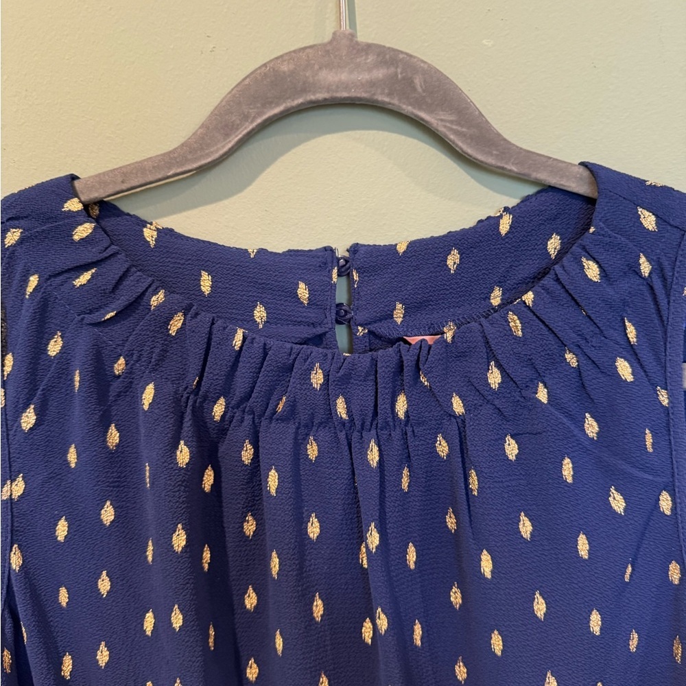 JUICY COUTURE tank dress with gold shimmer polka dots - Picture 4 of 14